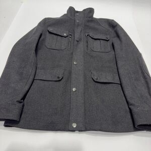 Michael Kors Wool Button Jacket Insulated Coat ‘Dark Gray/Black’ Size Large